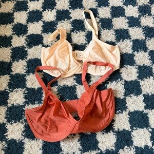 Cuup triangle bra bundle of 2 34G